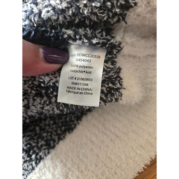 Barefoot Dreams Cozychic Aztec Hooded Cardigan Sweater Size Small Oversized - Picture 2 of 7